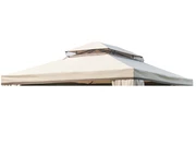 Dakbekleding voor paviljoen Valencia 3x4m Garden Point crème