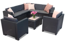 Technorattan hoekset Colorado Hoek antraciet 7