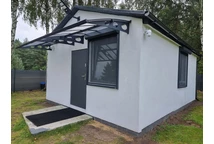 Aluminium deurluifel Herald 4,45 m Palram antraciet