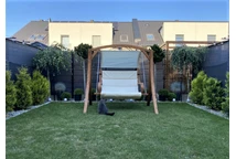 Bali Garden Point houten tuinschommel