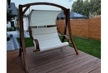 Bali Garden Point houten tuinschommel