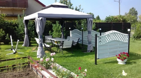 Dakbedekking voor paviljoen Valencia 3x4m grijs Garden Point