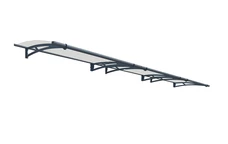 Aluminium deurluifel Aquila 4,5 m Palram - Canopia antraciet