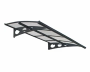 Aluminium deurluifel Herald 2,23 m Palram - Canopia antraciet