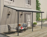 Aluminium terrasoverkapping Sierra Palram 2,3 x 4,6 m grijs