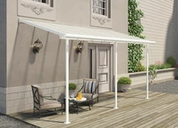 Aluminium terrasoverkapping Sierra Palram - Canopia 2,3 x 4,6 m wit