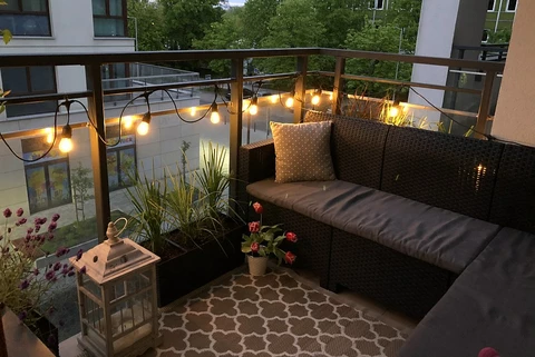 Antraciet technorattan hoek Nebraska Relax