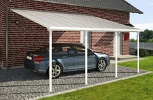 Carport Feria Palram - Canopia 4 x 6,06 m wit