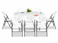 Horeca meubelset 160 cm 8+1 Tuinpunt