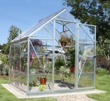 Kleine polycarbonaat kas Harmony Zilver 1,85 x 1,86 m Palram