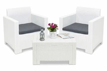 Nebraska Terrace wit Bica technorattan set