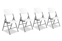 Opvouwbare cateringstoelen set van 4 stoelen