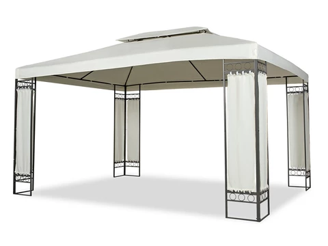 Malta tuinpaviljoen 3 x 4 m crème Tuinpunt