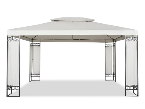 Malta tuinpaviljoen 3 x 4 m crème Tuinpunt