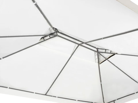Malta tuinpaviljoen 3 x 4 m crème Tuinpunt