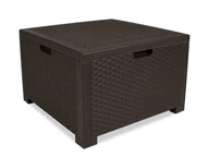 Tafel met kussenbox Technorattan Opbergmeubel bruin Bica