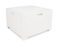 Tafel met kussenbox Technorattan Opbergruimte wit Bica