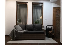 Garden Point grijs technorattan tuinbank Parma