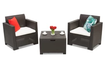 Balkonset Nebraska Terrace Box 2 met box bruin Bica