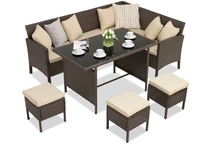 Garden Point exclusieve Siena bruin technorattan meubelset