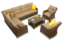 Garden Point hoektuinset Toledo Hoek 7 bruin