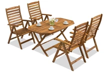 Houten tuinset Laos/Bombaj 4 Garden Point