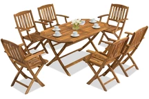 Houten tuinset Laos/Delhi 6 Garden Point houten tuinset