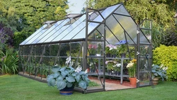Kas van polycarbonaat Balance Grijs 2,44 x 4,87 m Palram
