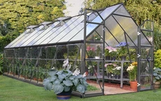 Kas van polycarbonaat Balance Grijs 2,44 x 6,07 m Palram