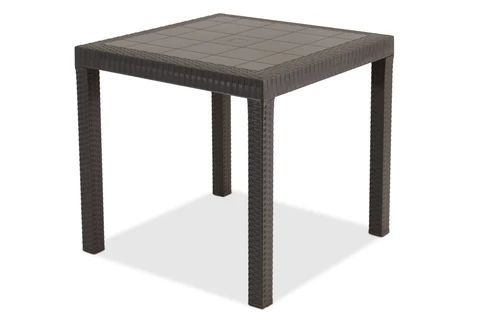 Kunststof rotan meubelset bruin Dallas/Virginia 4 Bica