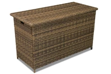 Kunststof rotan tuinbox voor kussens Toledo 945l bruin Garden Point