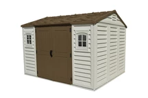 Kunststof tuinschuurtje Duramax Apex 10,5 x 8 bruin