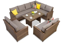 Parma Comida 9 bruin Garden Point technorattan meubelen