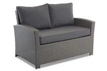 Garden Point tweezits technorattan bank Parma antraciet