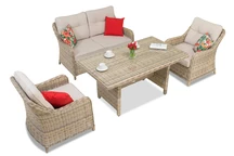 Toledo Apetito 4 beige Garden Point technorattan set