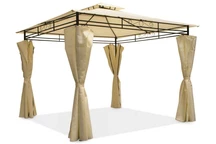 Tuinpaviljoen Ibiza 3x3m Garden Point crème
