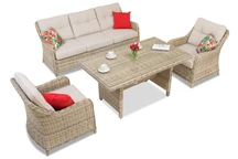 Tuinpunt technorattan set Toledo Apetito 5 Garden Point beige
