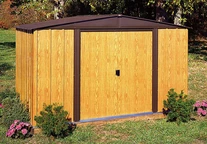 Woodlake metalen gereedschapshuis 3,05 x 2,44 m Pijl