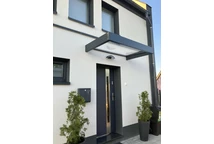 Aluminium deurluifel Sophia 1,6 m Palram - Canopia antraciet