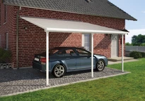 Afdak van polycarbonaat voor auto Feria Palram - Canopia 3 x 5,46 m wit