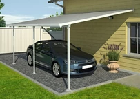 Auto afdak van polycarbonaat Feria Palram - Canopia 3 x 4,25 m wit