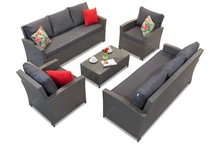 Parma Coffee 8 antraciet Garden Point technorattan meubelen