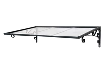 Polycarbonaat deurluifel Venus 1,35 m Palram - Canopia antraciet