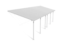 Polycarbonaat terrasoverkapping Feria Palram 3 x 9,71 m wit