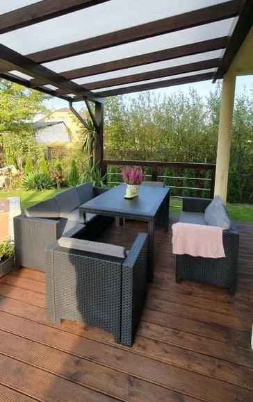 Antraciet technorattan set Colorado Apetito 7