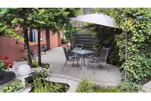 Zweefparasol Napels ∅3m Garden Point grijs