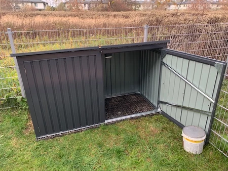 Afvalemmeropslag 3 x 240l Hamilton StoreBoss antraciet
