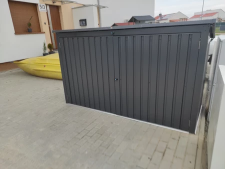 Afvalemmeropslag 3 x 240l Hamilton StoreBoss antraciet