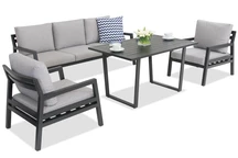 Aluminium tuinmeubelen Nice 5 Garden Point antraciet