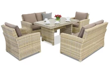 Bristol Apetito 6 Tuinpunt technorattan tuinmeubelen beige